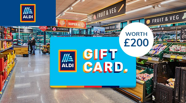 Win a £200 Aldi Gift Card
